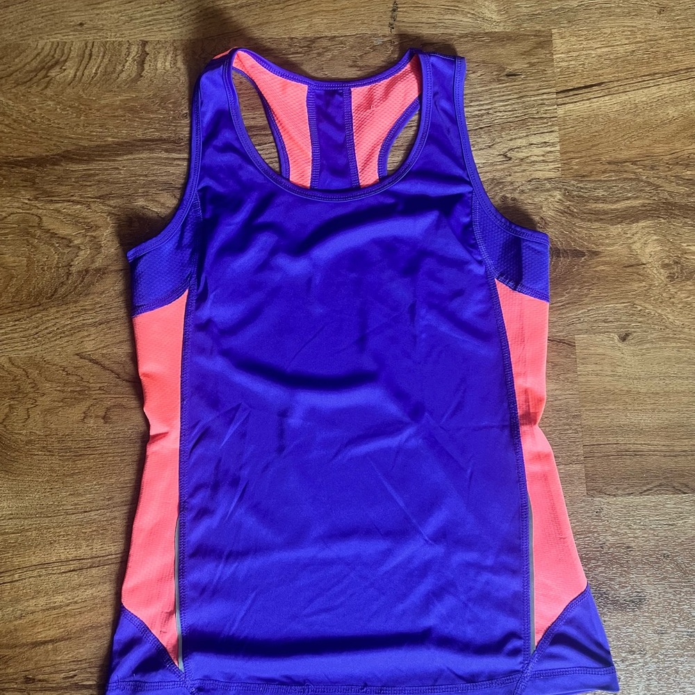 Purple and Pink Women's Tank Top